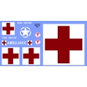 DECALS for DODGE WC 64 KD AMBULANCE