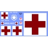 DECALQUE DODGE WC 64 KD AMBULANCE    DINKY Scale