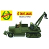  Military halftrack wrecker, code 3, dinky 151b