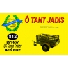 KIT US CARGO TRAILER 1 Ton, Heckklappe, 1/55th Scale